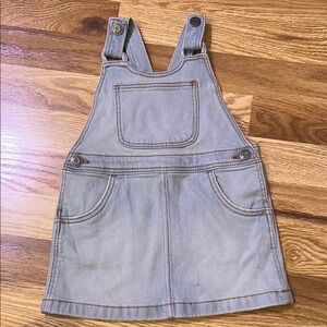 Kids Tan Overall Dress